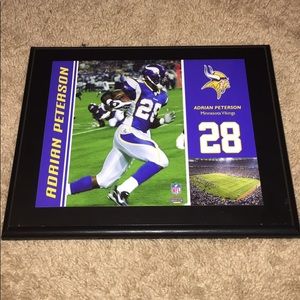 Adrian Peterson Plaque